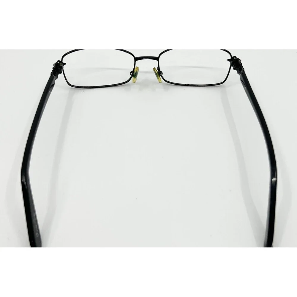 Kay Unger Eyeglasses Womens Black K179 BLK Metal Floral Hinge 52-17-140